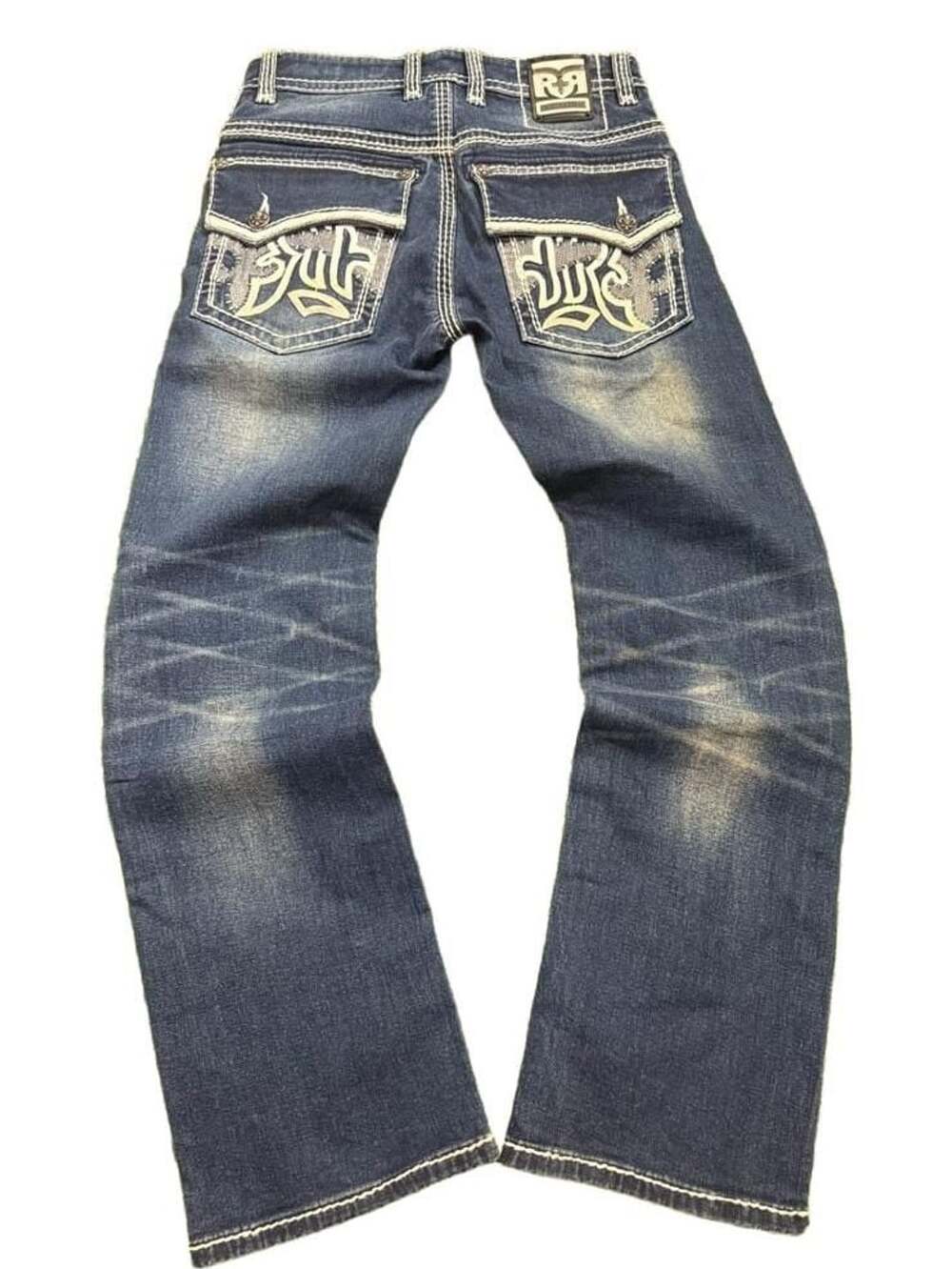 Rock Revival Straight Jeans Blue Denim